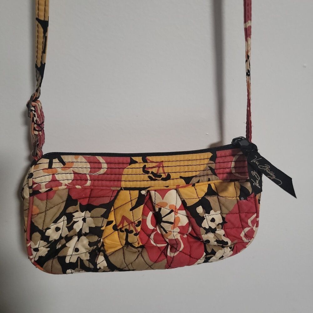 Vintage Vera Bradley “Bittersweet”Pattern Puffy Crossbody Purse